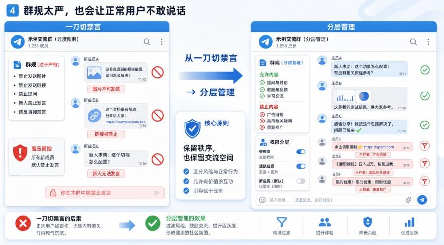 Telegram 群没人说话怎么办？常见原因排查与活跃度改善教程 配图 2