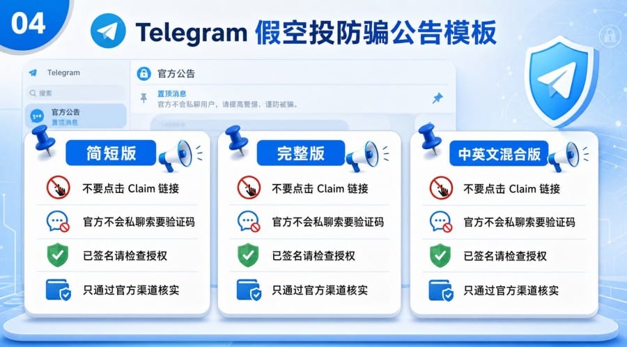 Telegram 群组出现假空投怎么办? - step 3